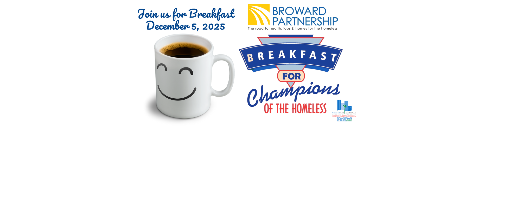Breakfast for Champions of the Homeless - Purchase your tickets!